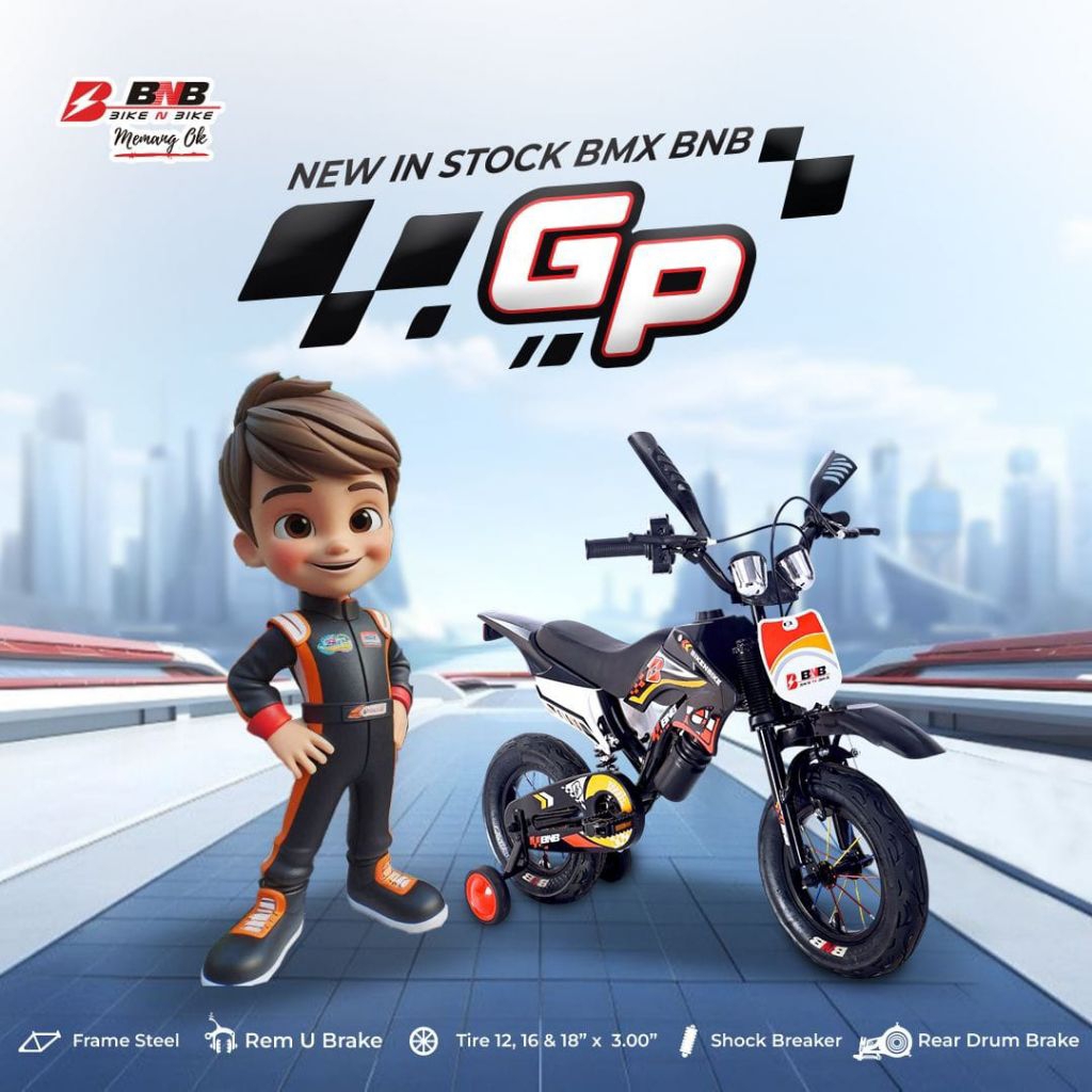 Sepeda Anak Trail BNB 16 inch GP Ban Jumbo 3.0