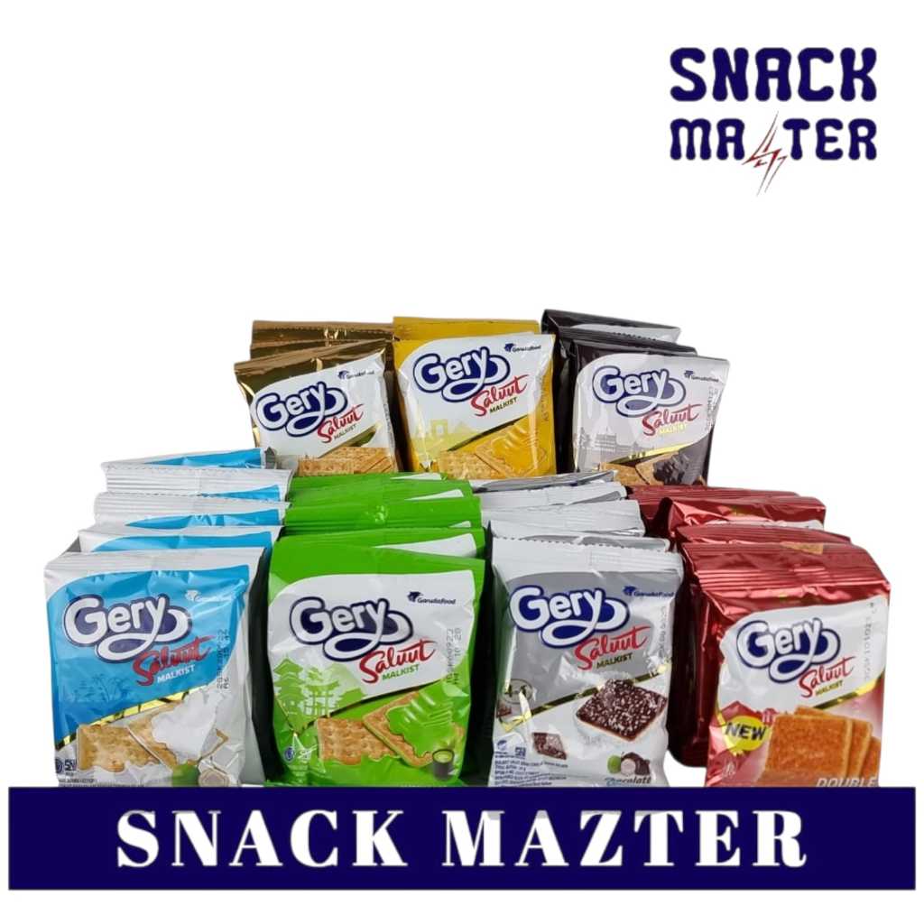 

Gery Saluut Malkist RENCENG - Netto 10bks x 18 gr