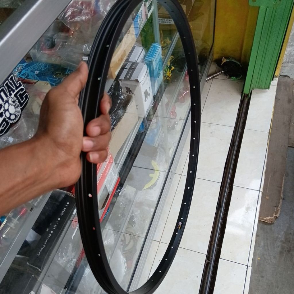 Velg R26 Full black Velg R26 hitam & silver Velg Commuter velg federal velg sepeda R26