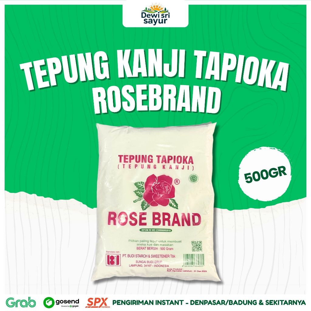 

Tepung Kanji Tapioka Rosebrand 500gr – Dewi Sri Sayur