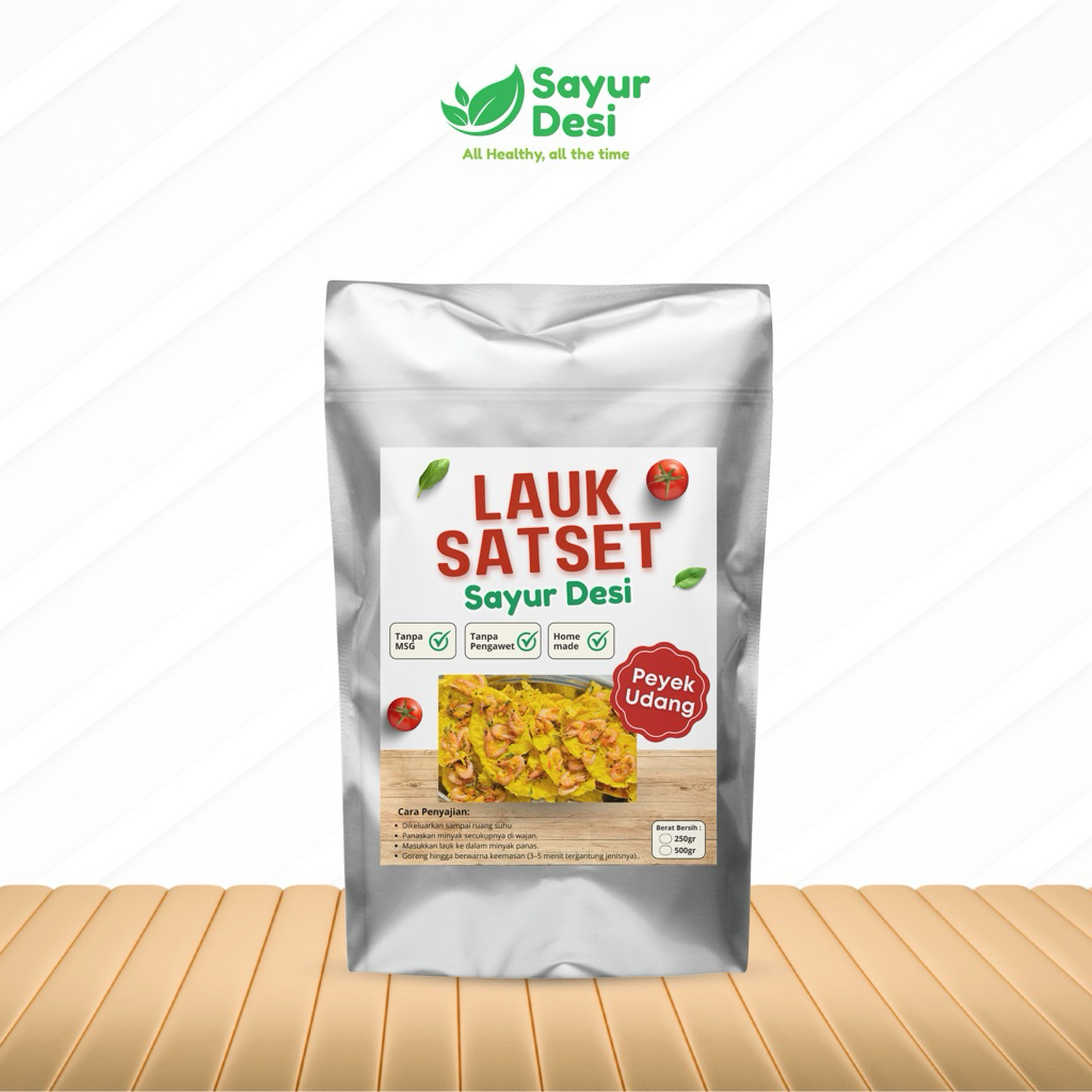 

Lauk SatSet Frozen Peyek Udang - Sayur Desi