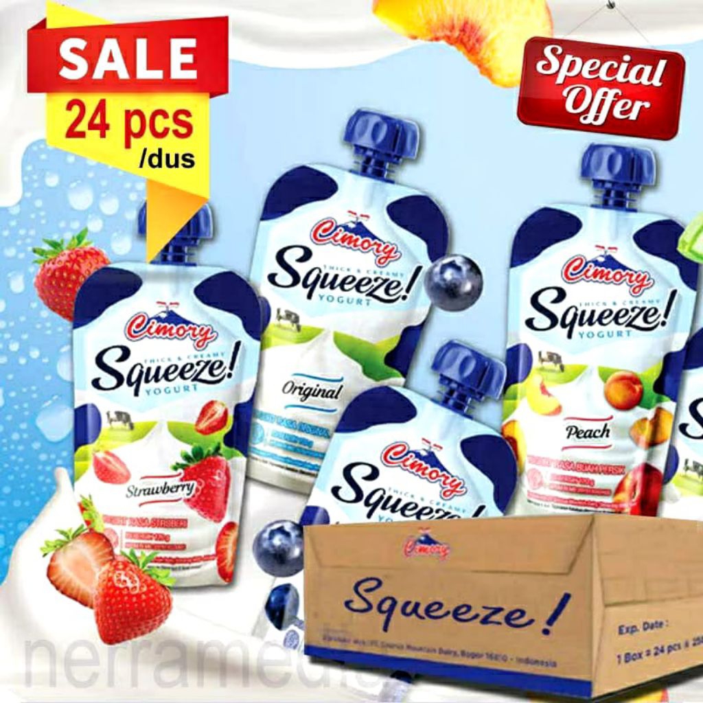 

cimory squeze 1dus isi 24pcs termurah terlaris grosiran boleh mix varian rasa