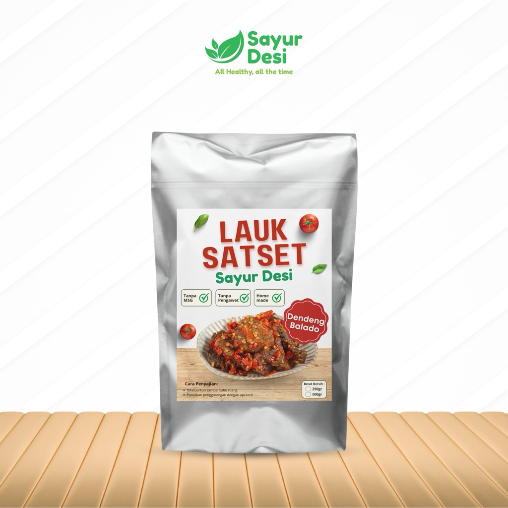 

Lauk SatSet Frozen Dendeng Balado - Sayur Desi