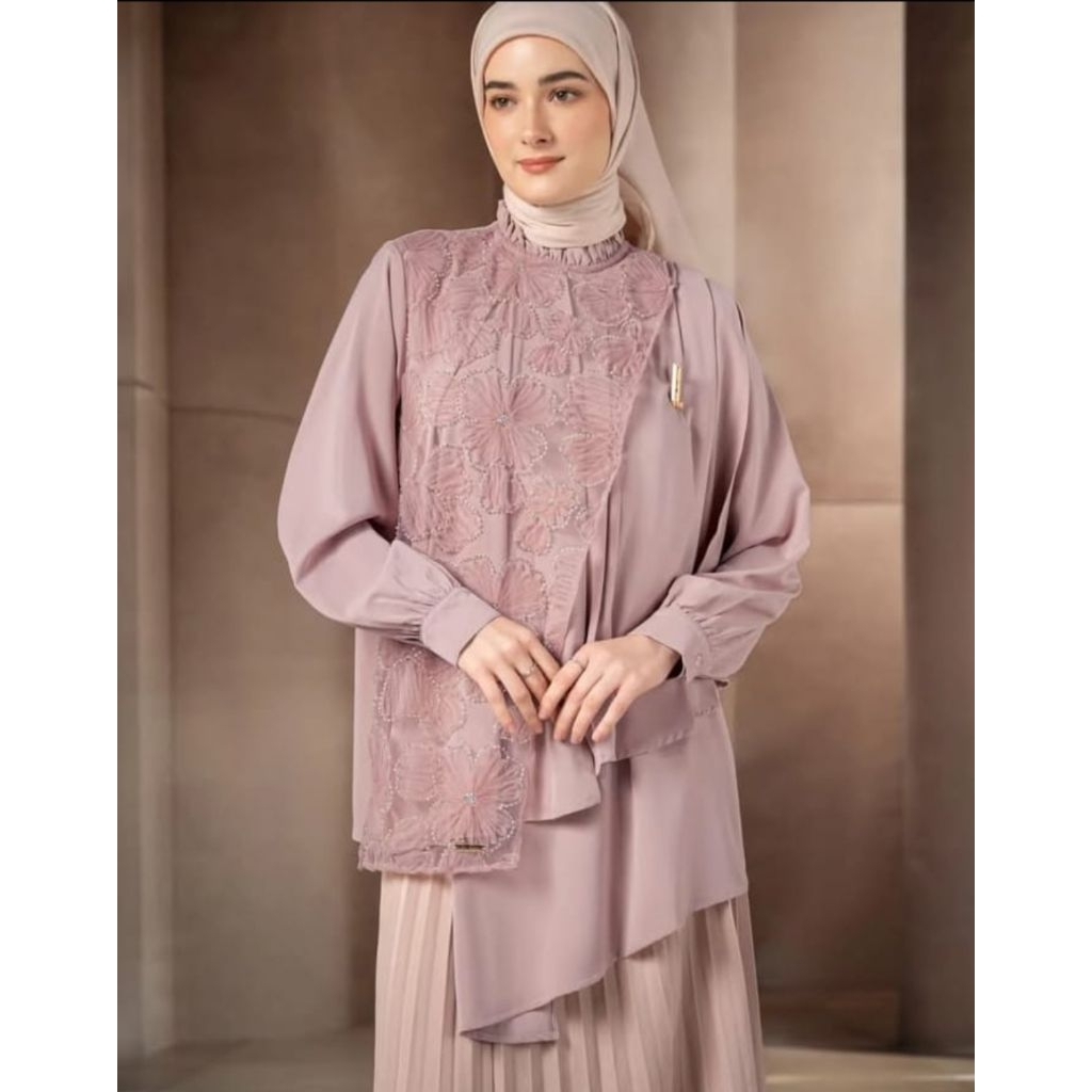 Terra Tunic/Amber Leaf Shirt/Terra Shirt/Blomst Layered Blouse/Blomst Pleated Tunic/Scottish Tunic/S