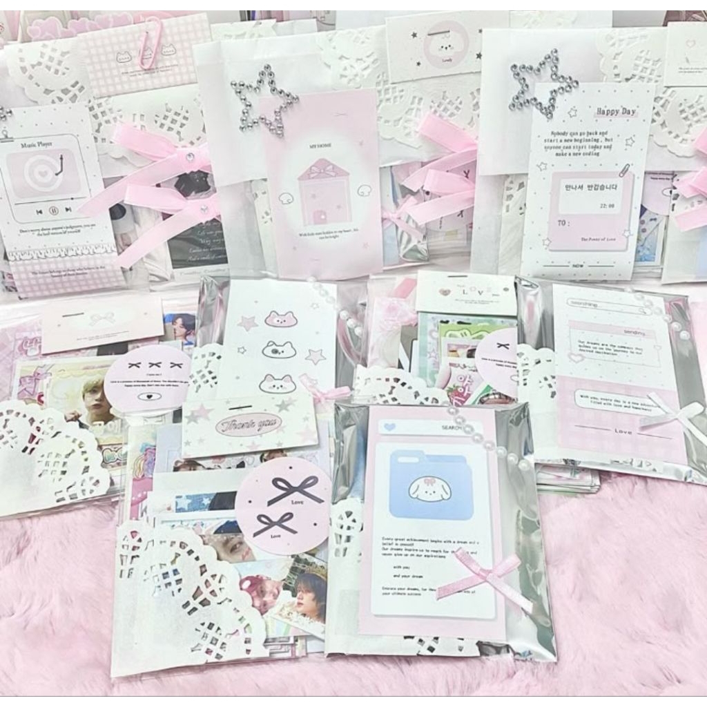 

⋆˚꩜｡ tambahan freebies & packing