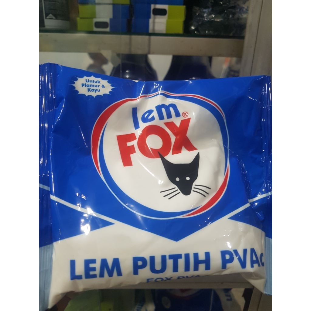 

Lem fox 350 gram putih plastik Lem Pvac/Lem Kayu Fox 350 gram