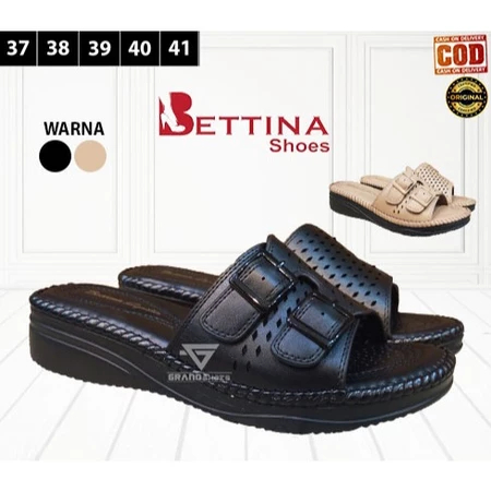 BETTINA Sandal Slide Slop Ringan Santai Casual Perempuan Wanita Original