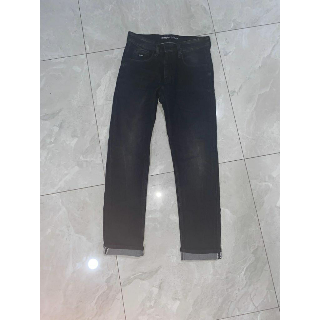 Jeans Rockmaker Slim Fit Selvedge Accent Denim Second Celana Jeans