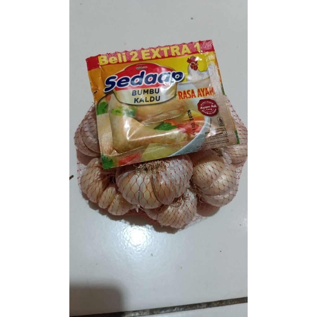 

bawang putih bacin 500 gram +gratis kemiri/penyedap rasa