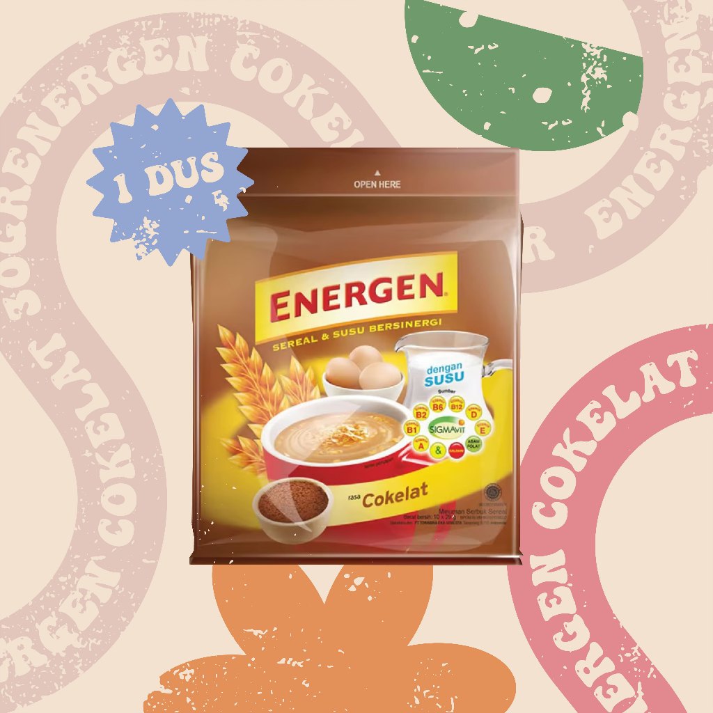 

Energen Sereal Sachet Renceng Cokelat 10 Pcs