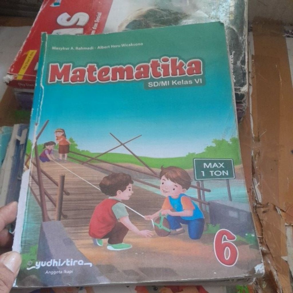 BUKU MATEMATIKA UNTUK SD KELAS VI/6 KURIKULUM MERDEKA PENERBIT YUDISTIRA