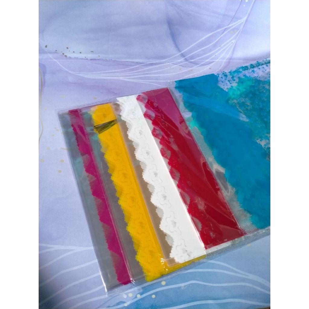 

Plastik OPP Pembungkus Souvenir/Bingkisan/Hampers/Snack Ukuran 22 x 45 Cm Satuan Per Pcs