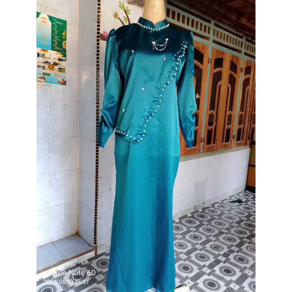 Zahra dress kondangan mermaid satin silk/gaun pesta/outfit kekinian