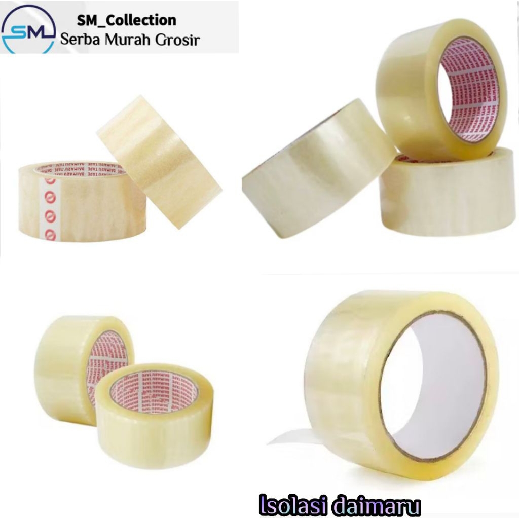 

lakban bening/lakban isolasi bening/isolasi daimaru 48X90y transparan