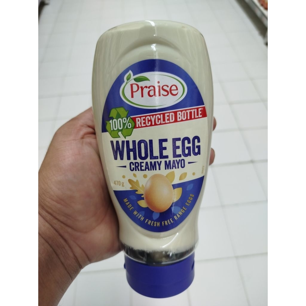 

PRAISE REAL WHOLE EGG CRM MAYO 335 ML/PCS