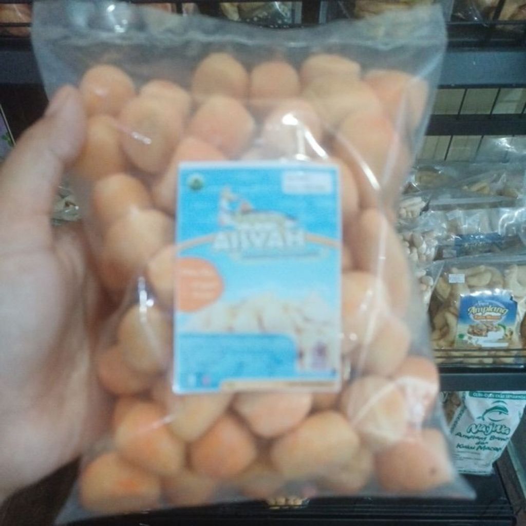 

Amplang ikan Bandeng merk Aisyah, kerupuk amplang gurih, Bandeng laki