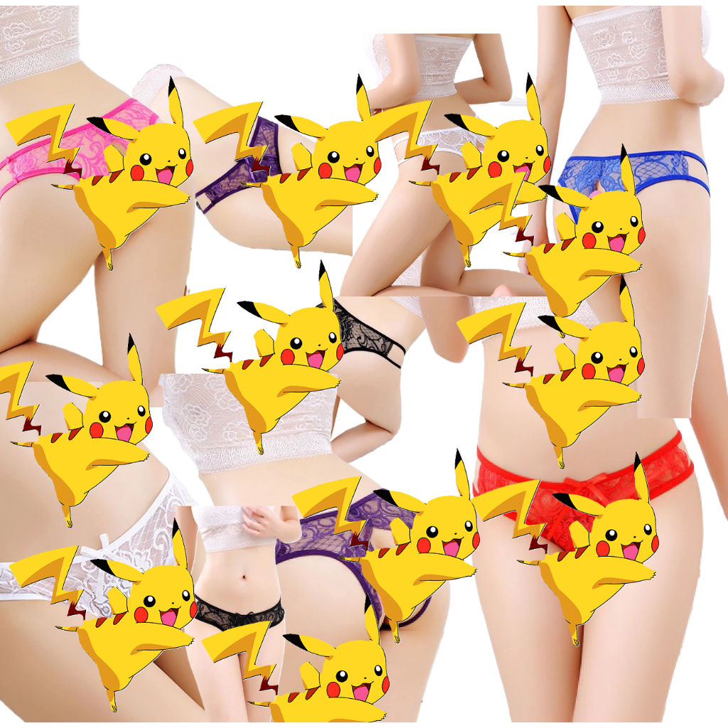 [oddsolshop] pekanbaru/Lingerie Sexy - Celana Dalam Gstring Open Crotch Renda - CD - 052