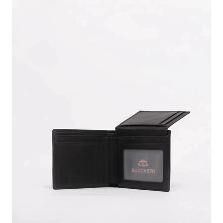 BUCCHERI LEONARDO Dompet Pria Full Kulit-DW5008-Black