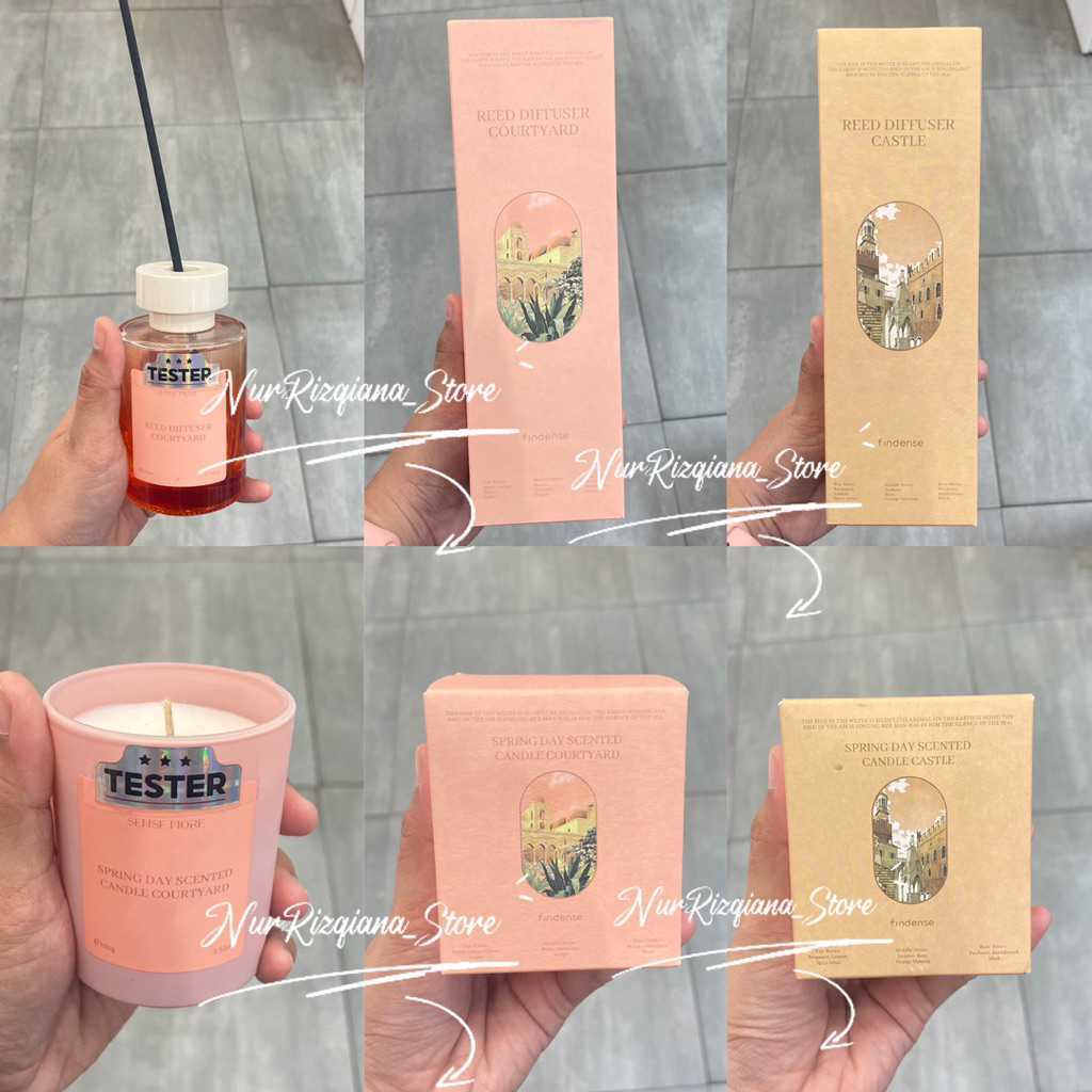 OHSOME X FINDENSE REED DIFFUSER - CANDLE / LILIN PENGHARUAM RUANGAN