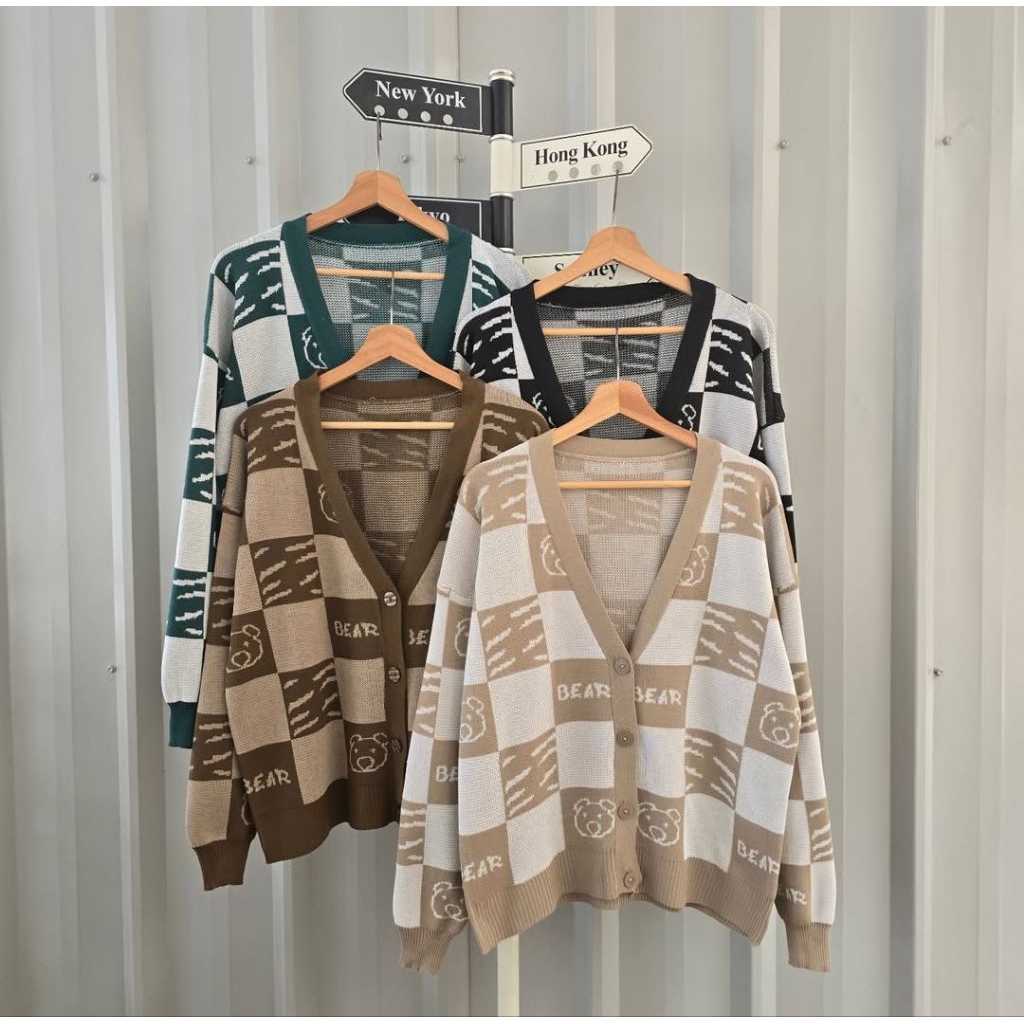 BEAR CATUR OUTER | OUTER WANITA | OUTER RAJUT | OUTER RAJUT PREMIUM| OUTER RAJUT BEAR | OUTER RAJUT 