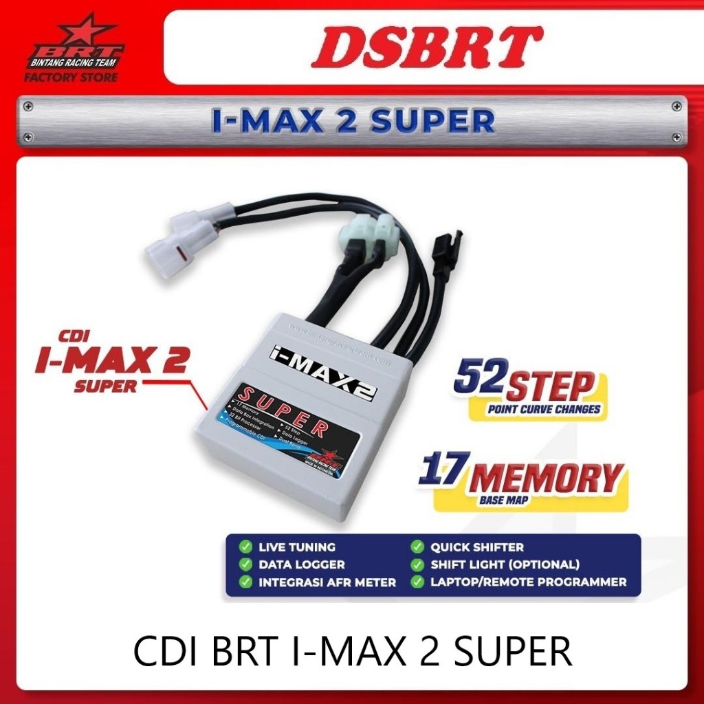 CDI BRT IMAX I MAX 2 SUPER 52 STEP Semua Motor BEAT SCOOPY JUPITER Z MX MIO KARISMA BLADE SUPRA VEGA