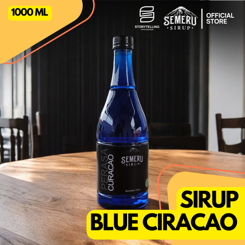 

Sirup Blue Curacao semeru syrup 1000 ml / 1 liter