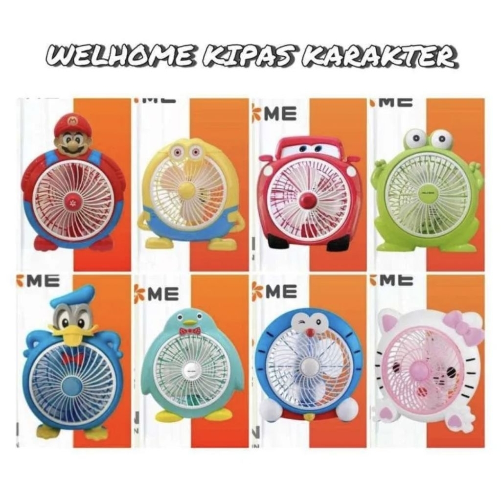 kipas angin karakter welhome