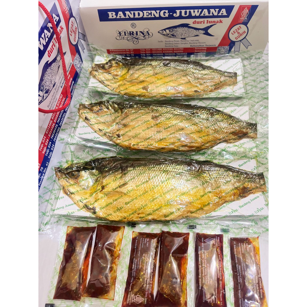 

Bandeng Presto Juwana Elrina Semarang isi 3 ekor