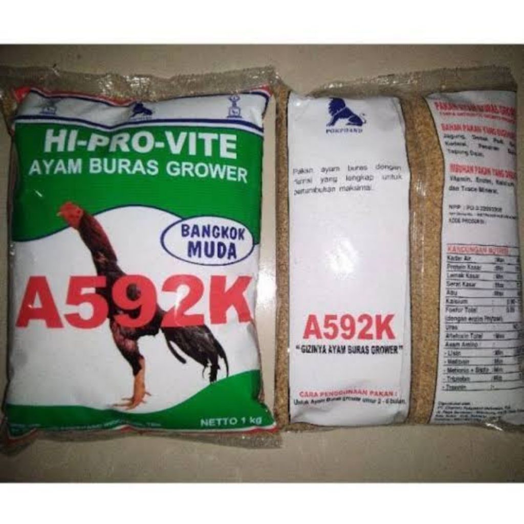 592 voer pur ayam remaja usia 2-4 bulan