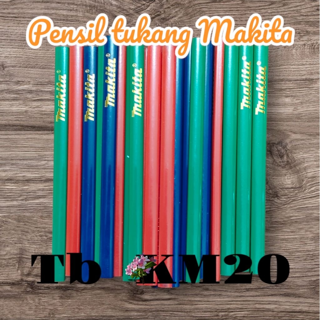 

PENSIL TUKANG MAKITA 18 CM CARPENTER pencil 144 pcs(1 gross)