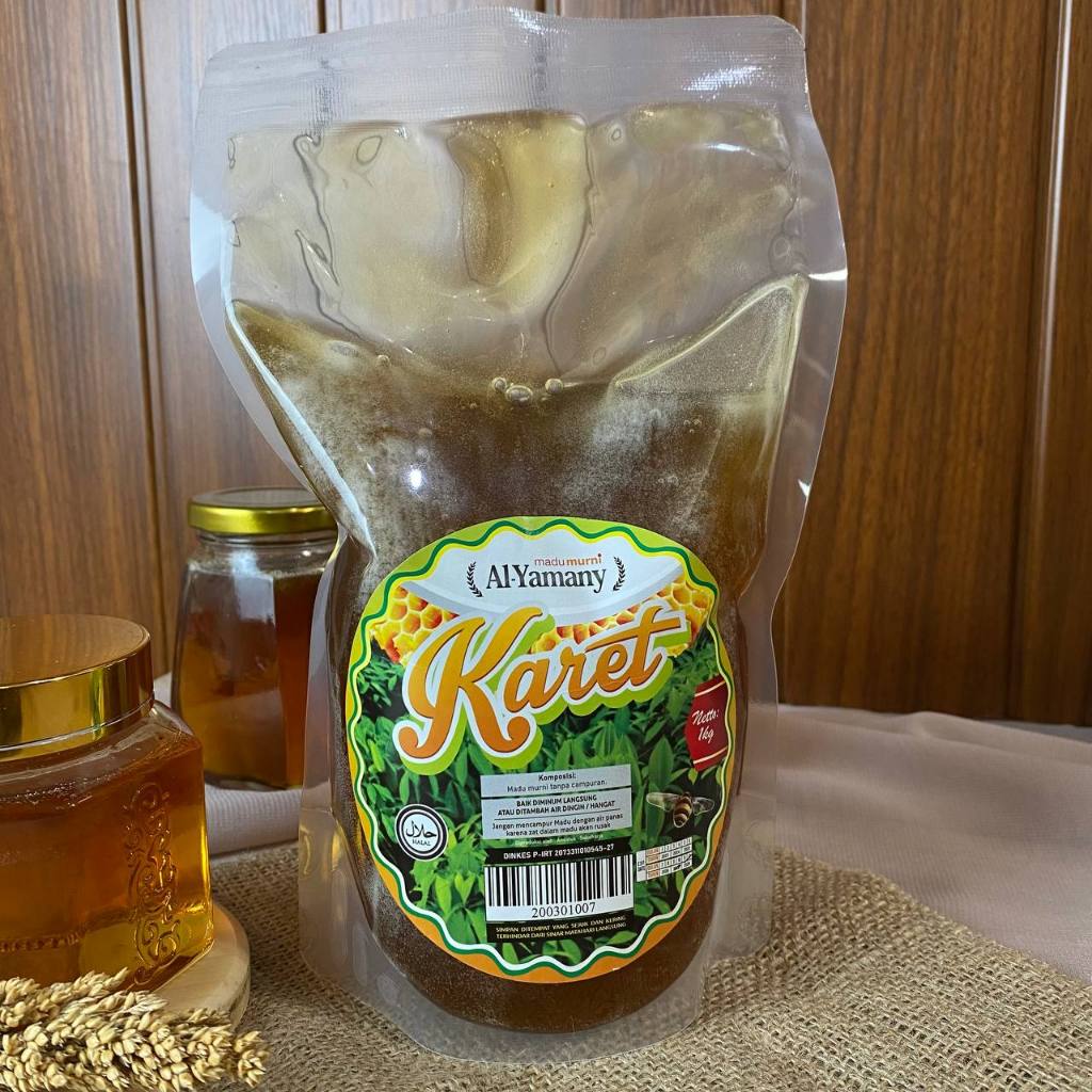 

Refil Madu Karet Asli 1kg 100% Murni Tanpa Campuran Langsung dari peternak lebah