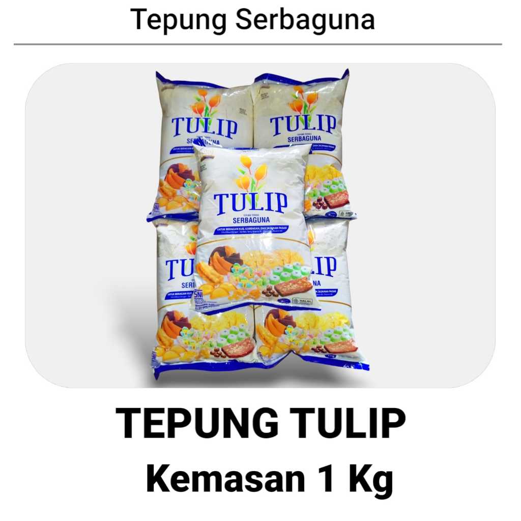 

TULIP Tepung Terigu Serbaguna 1Kg / Tepung Tulip 1kg