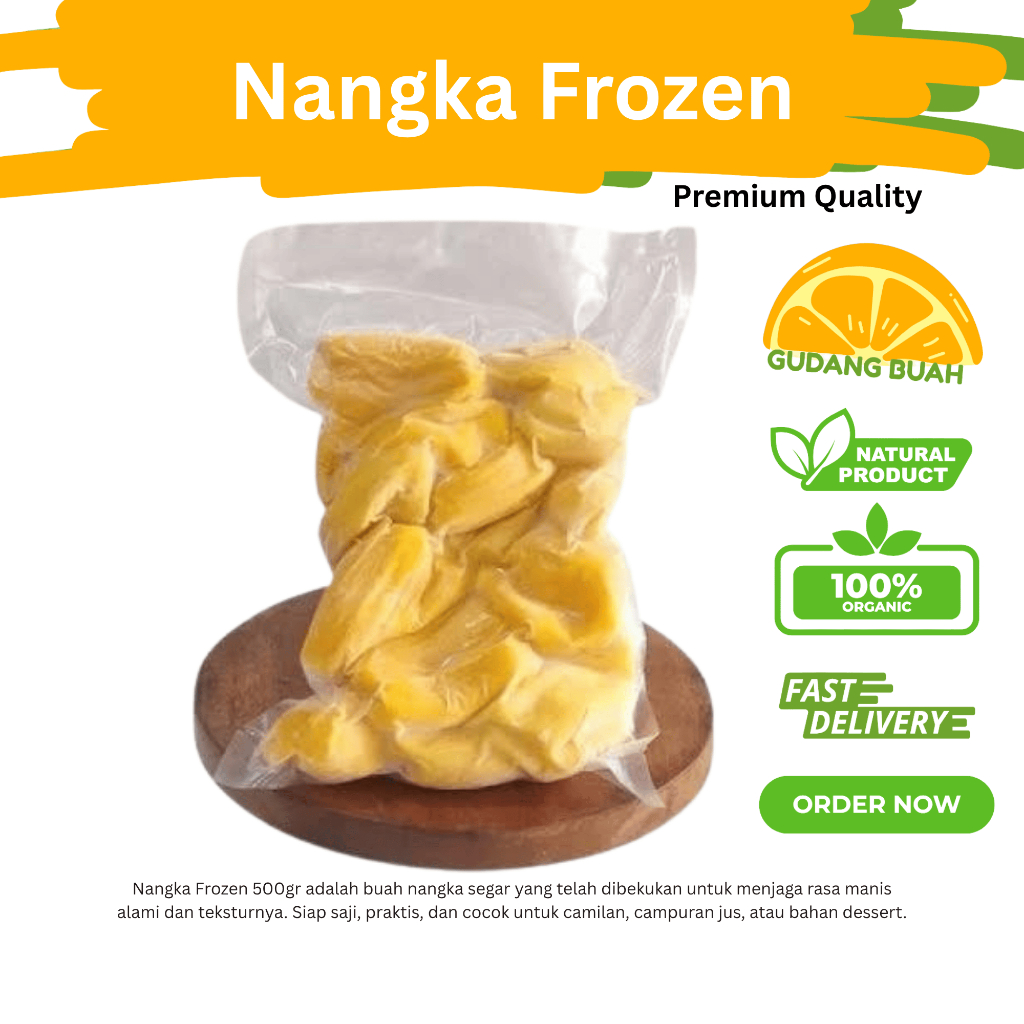 Nangka Madu Frozen Manis 500 gr - Nangka Beku