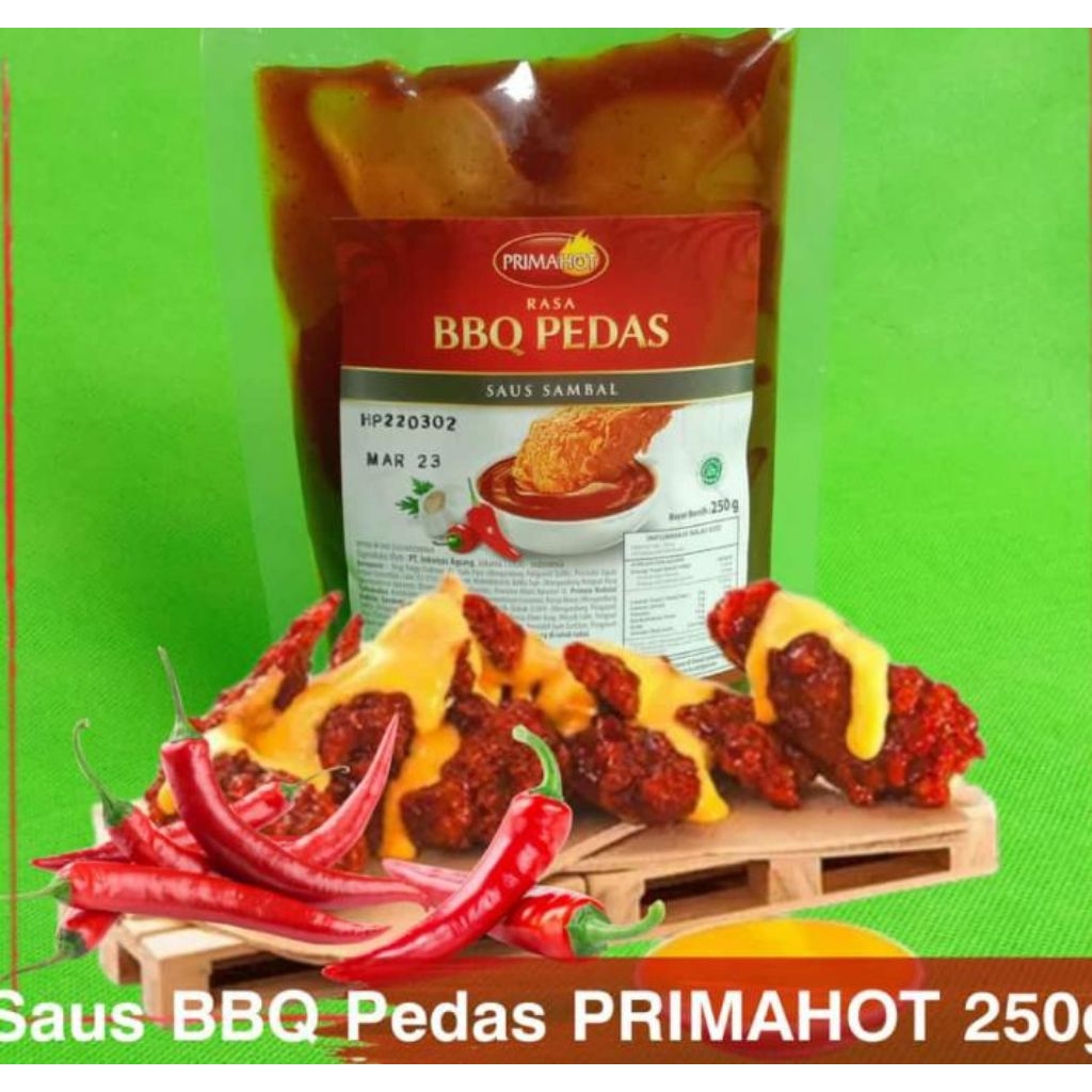 

Saus BBQ Pedas 250gr Prima hot spacy Prima Agung