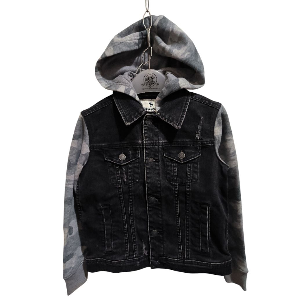 Jaket Rippel Jeans Anak Abercrombie Preloved Size 130