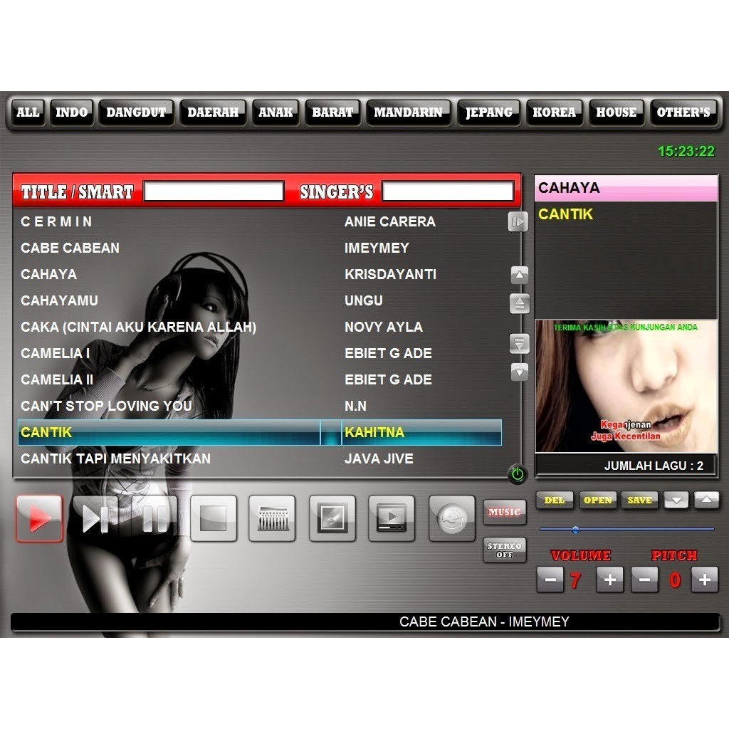 hardisk 250 GB karaokean