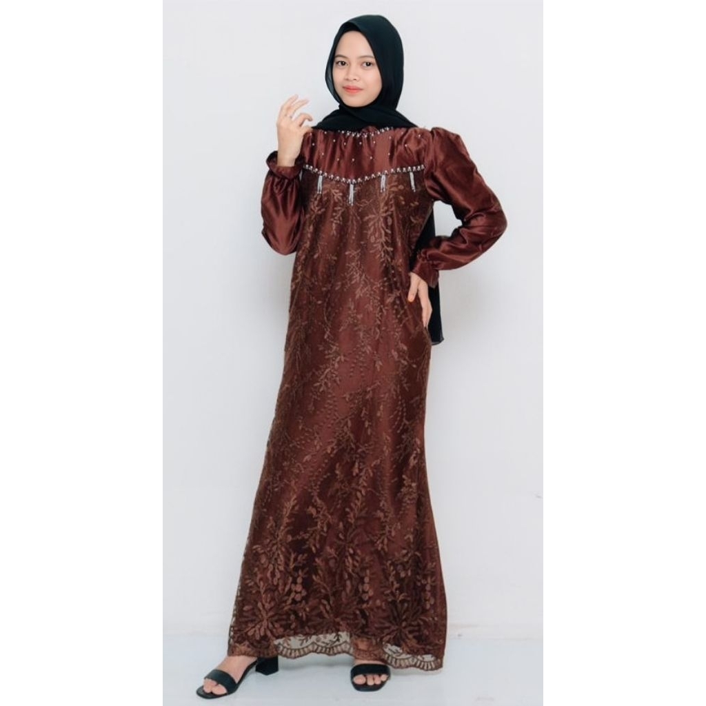 AULLY DRESS DUYUNG BRUKAT TERBARUUU Dress kondangan| Dress model duyung|