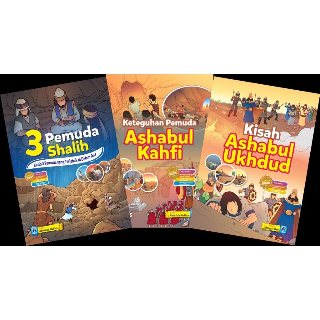 Buku Cerita Anak Kisah 3 Pemuda Ashabul Kahfi Pustaka Arafah