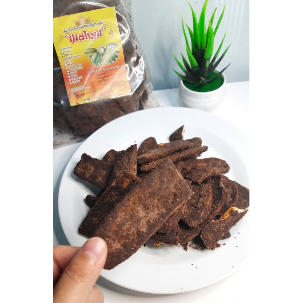 

MURAH Keripik Pisang Coklat Khas Lampung Viral 250 gr