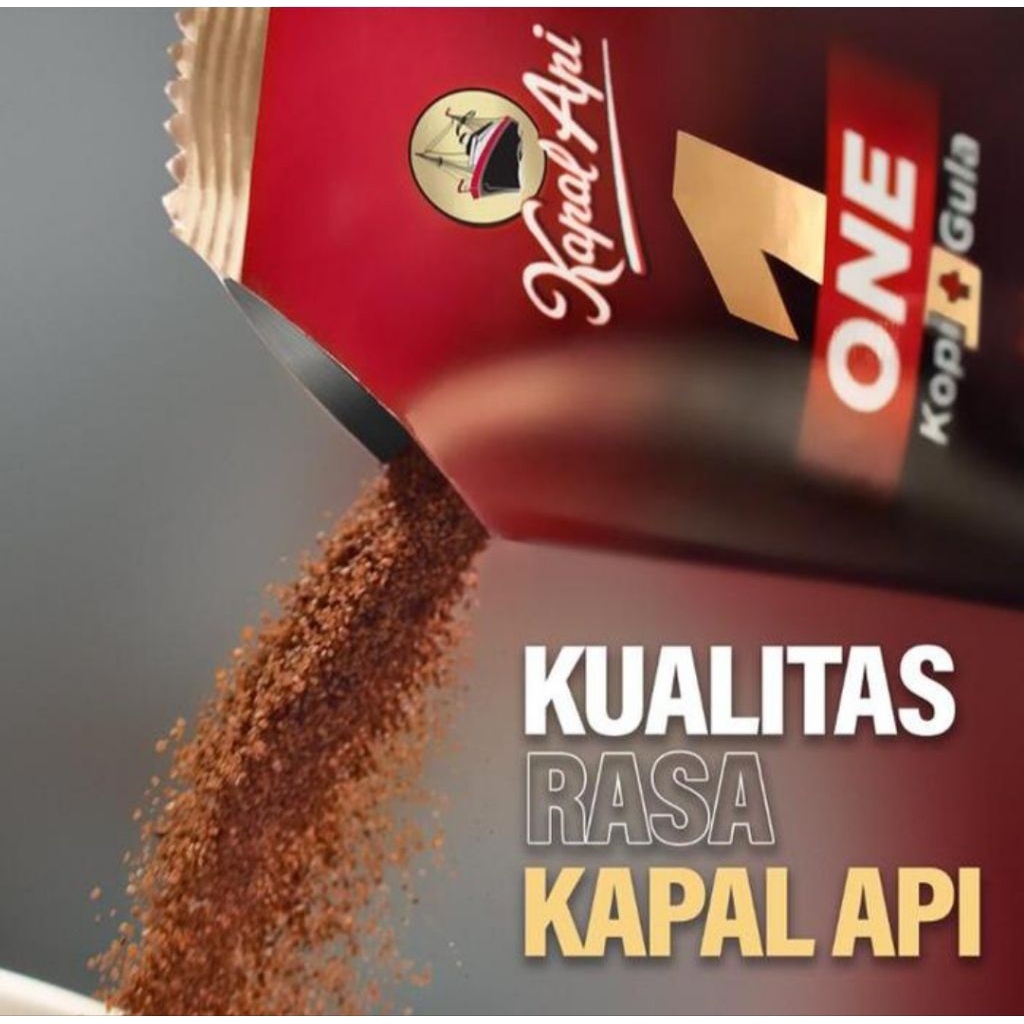

promo Kopi Kapal Api One Gula Terpisah 1rtg 12 Sachet