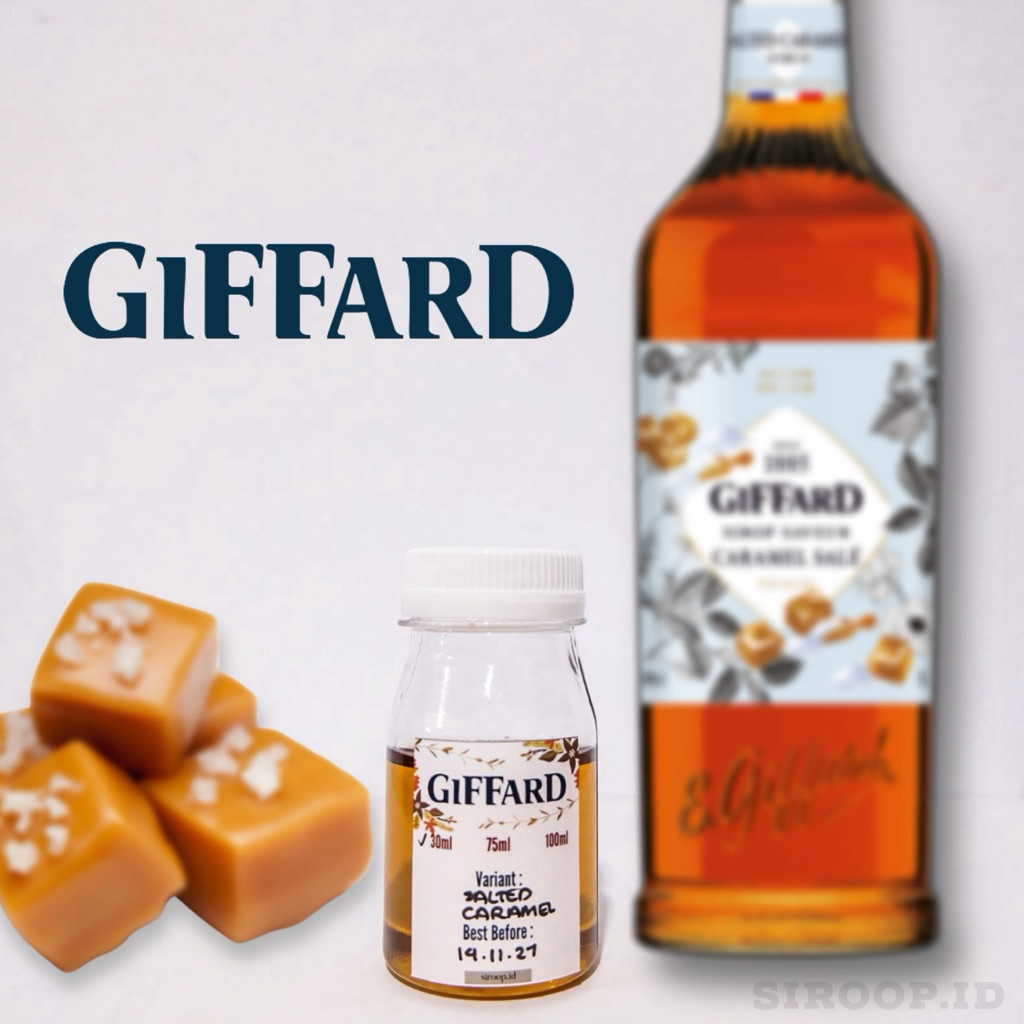 

Giffard Salted Caramel Syrup Repack 30ml 75ml 100ml