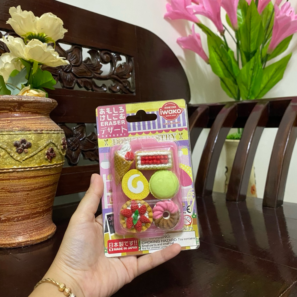 

Preloved Iwako Dessert Japan Puzzle Eraser - Penghapus Setip Jepang