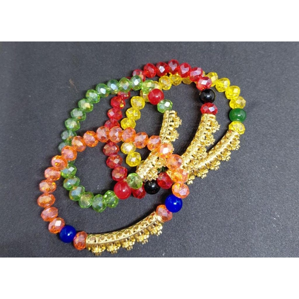 Gelang Batu Cristal Pipa Polos