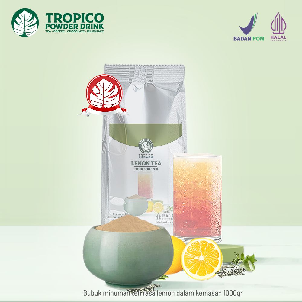 

Bubuk Minuman Teh Lemon - Lemon Tea Powder - TROPICO Powder Drink