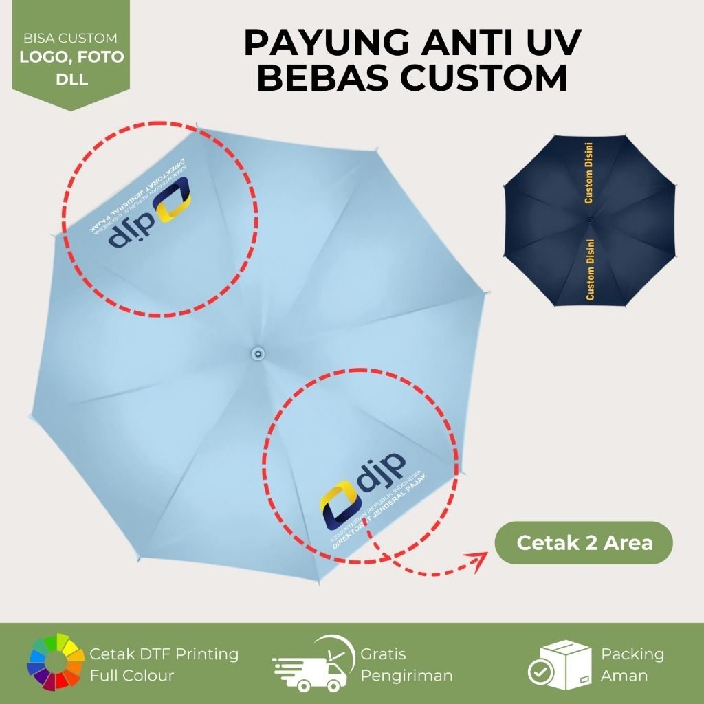 CUSTOM PAYUNG LIPAT OTOMATIS/PAYUNG LIPAT OTOMATIS/PAYUNG LIPAT SOUVENIR/PAYUNG PROMOSI