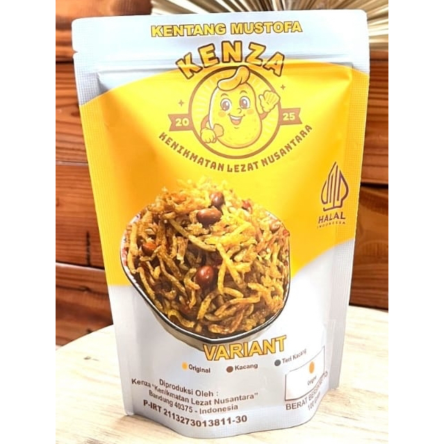 

Kentang Mustofa - Kenza Teri Kacang Pouch 100g