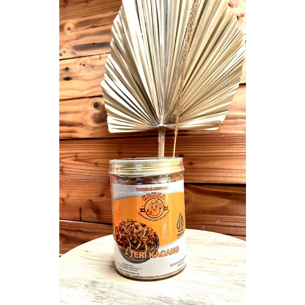 

Kentang Mustofa - Kenza Teri Kacang Toples 220g