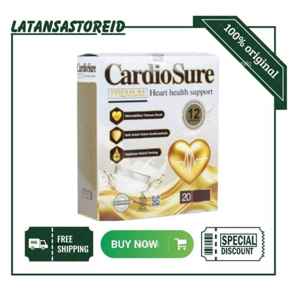

Cardiosure Premium Original Susu Untuk Hipertensi Darah Tinggi Dan Kolesterol