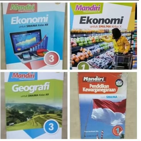 Buku SMA Mandiri Erlangga Bekas