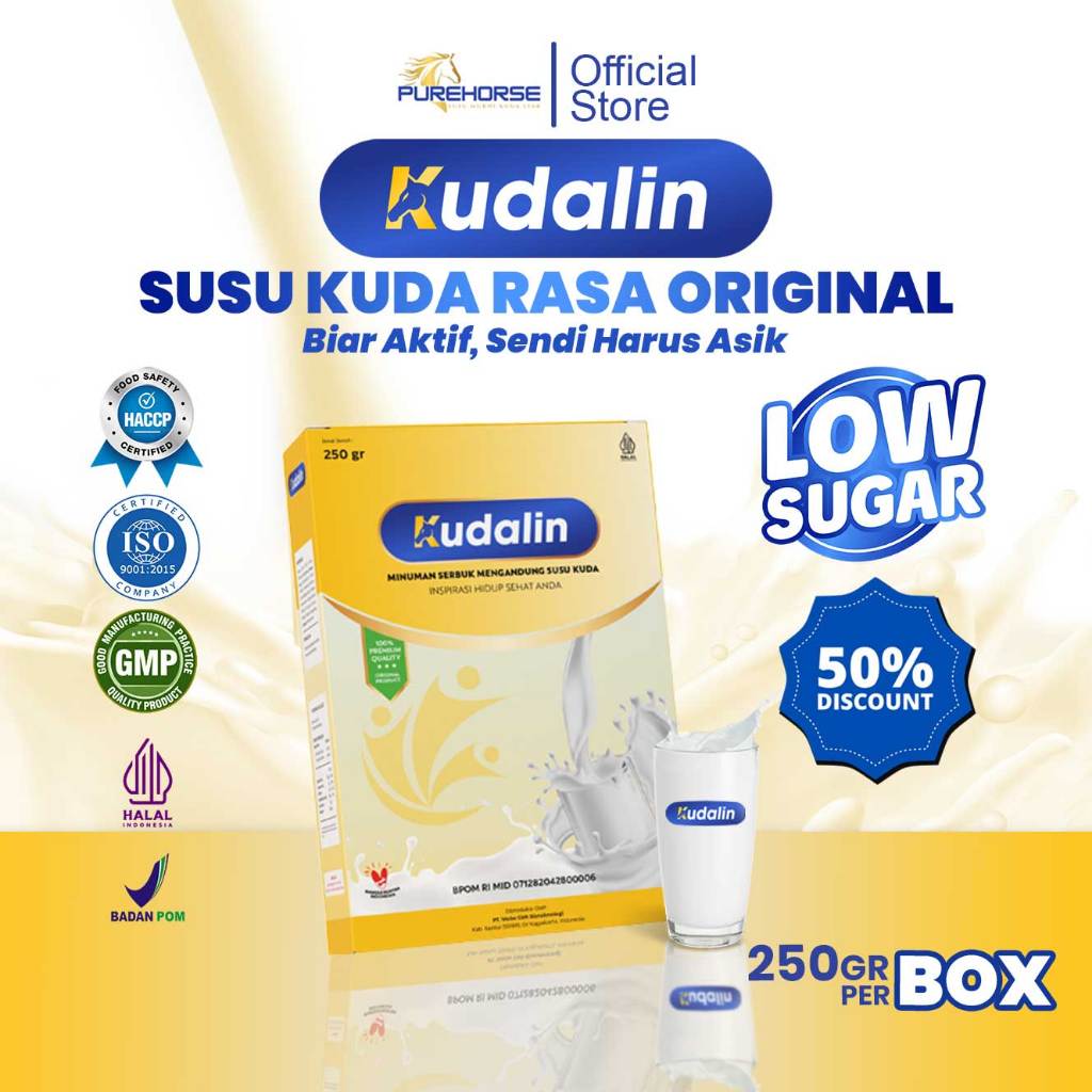 

Kudalin Susu Kuda Murni Asli Sumbawa Untuk Nyeri Sendi Dan Pegal Linu Paket 1 Box 250gr